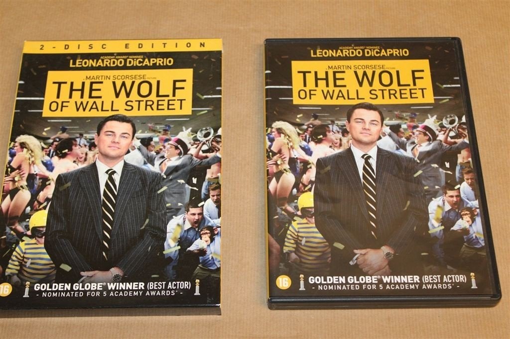 The Wolf of Wall Street — Scorsese, DiCaprio 2-Disc DVD, Alle leeftijden, Ophalen of Verzenden, Gebruikt
