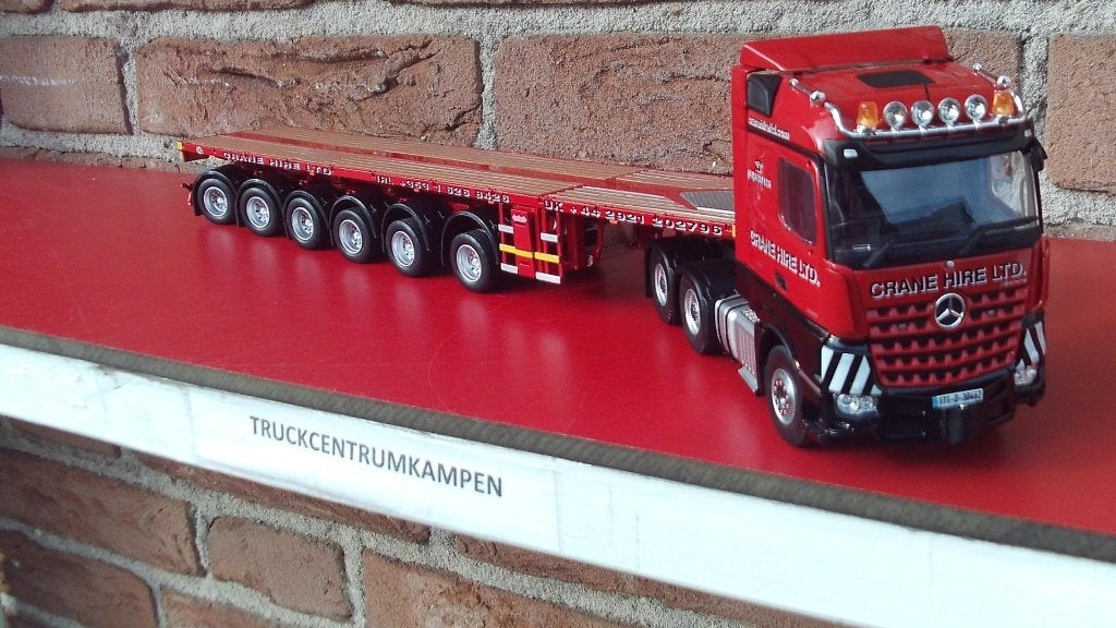 IMC  Mercedes  Arocs  Stream Space  van  Crane.