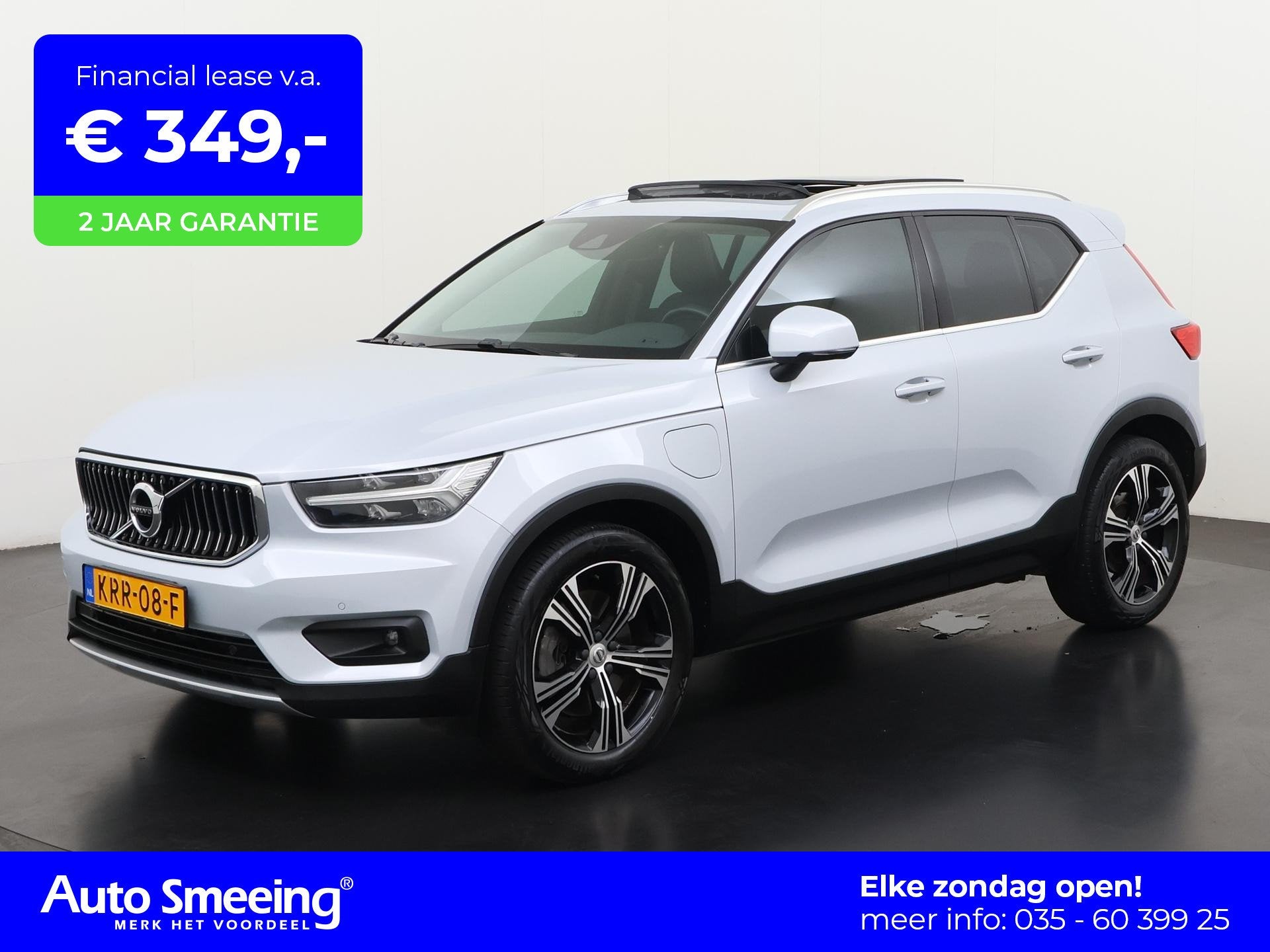 Volvo XC40 1.5 T4 Recharge Inscription | Panoramadak | Leder, Euro 6, 1712 kg, 87 %, Wit