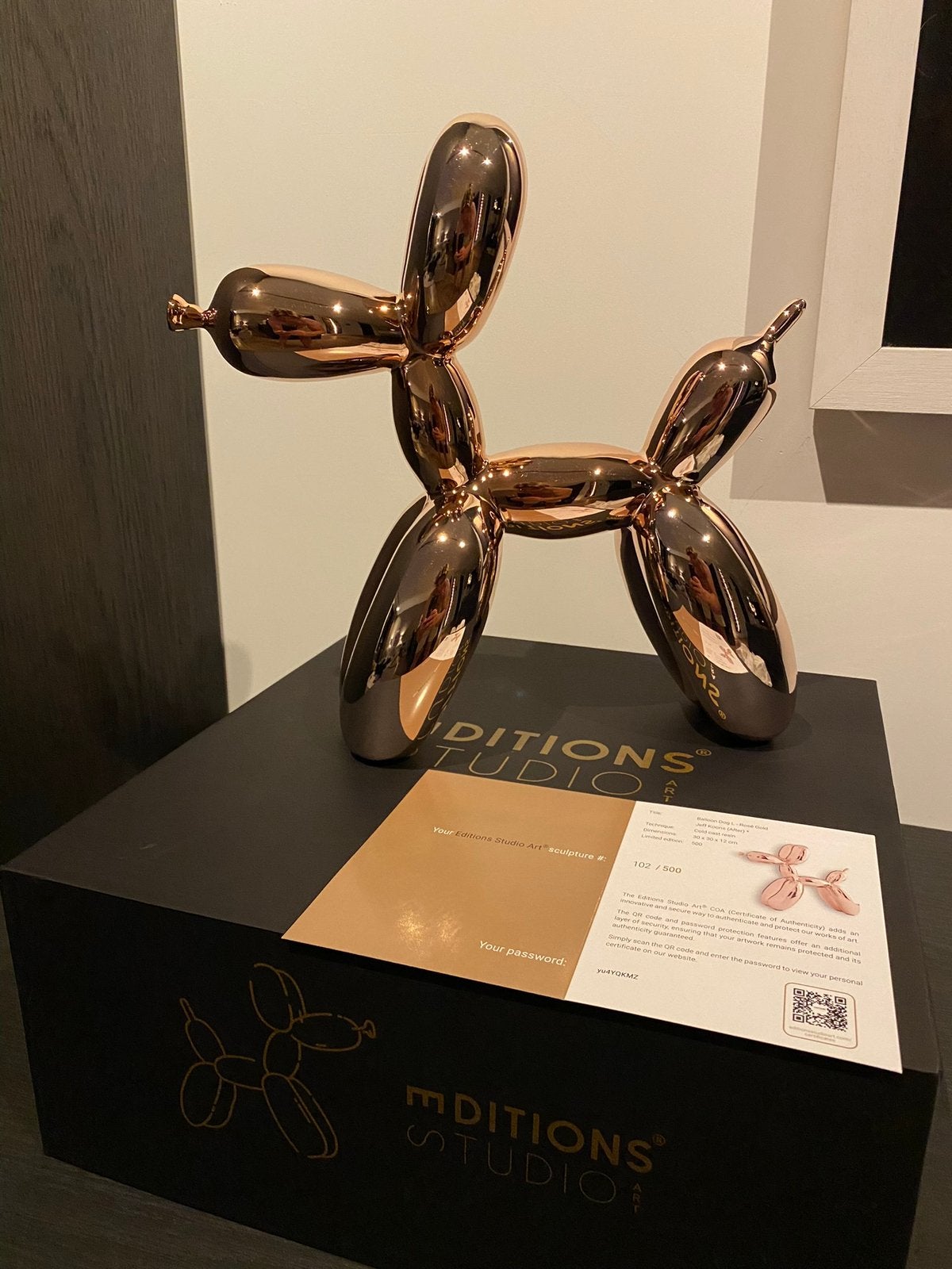 Editions Studio Art - Balloon Dog L / XXL / Swan / Rabbit, Antiek en Kunst, Ophalen of Verzenden, Beeld, Overige materialen, Gemerkt