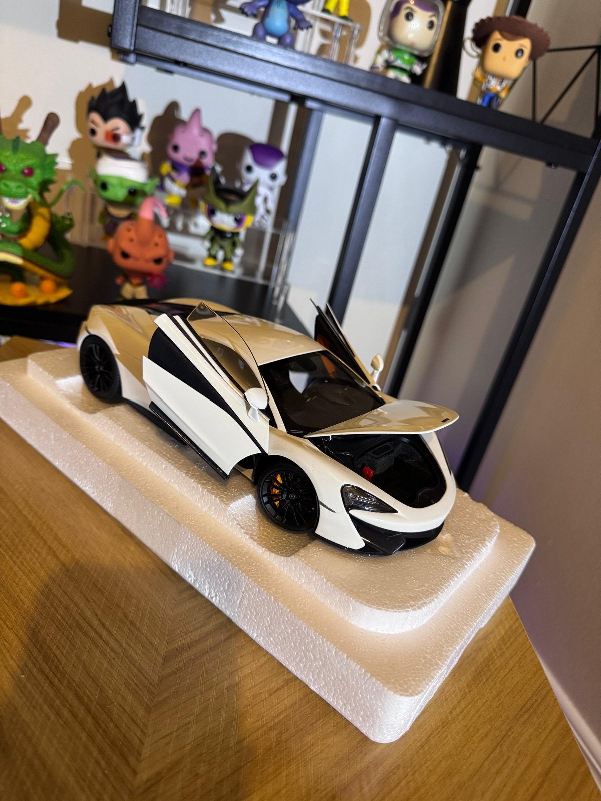 Witte McLaren Autoart Modelauto - Zeer Gedetailleerd, Ophalen of Verzenden, Nieuw, Auto, Autoart