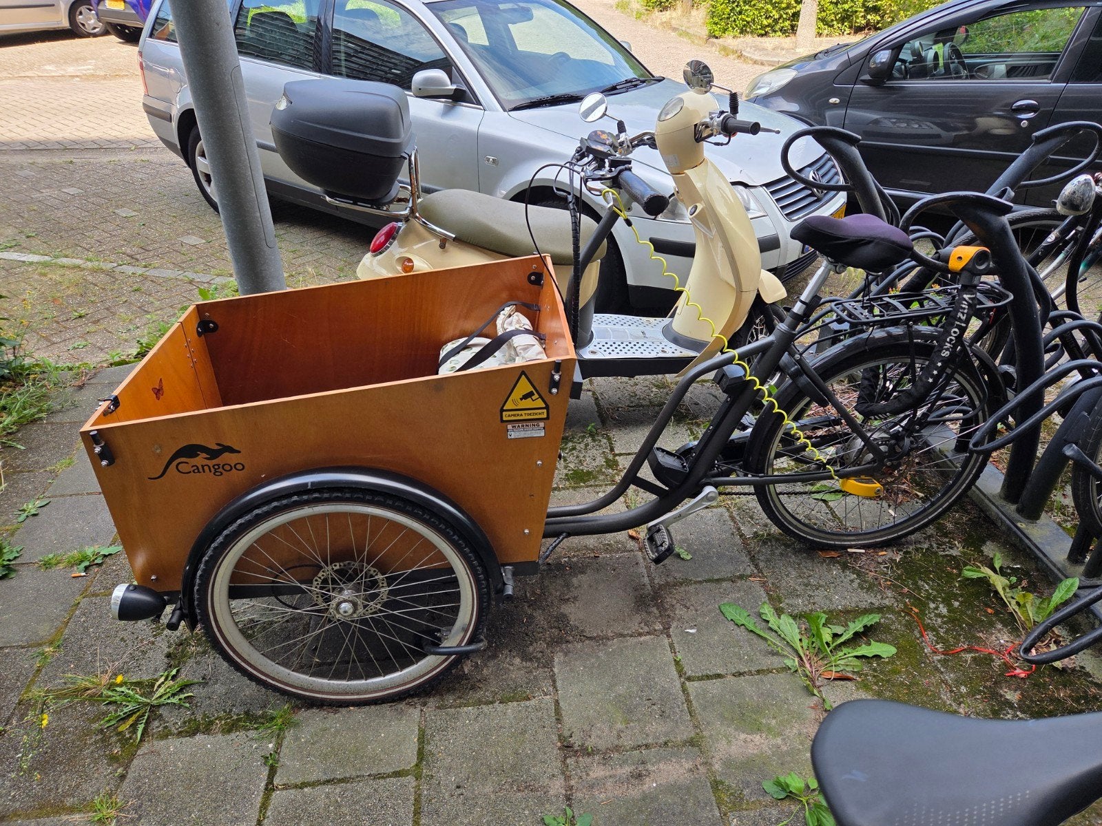 Cangoo easy e popal (defecte controller), Fietsen en Brommers, Fietsen | Bakfietsen, Ophalen