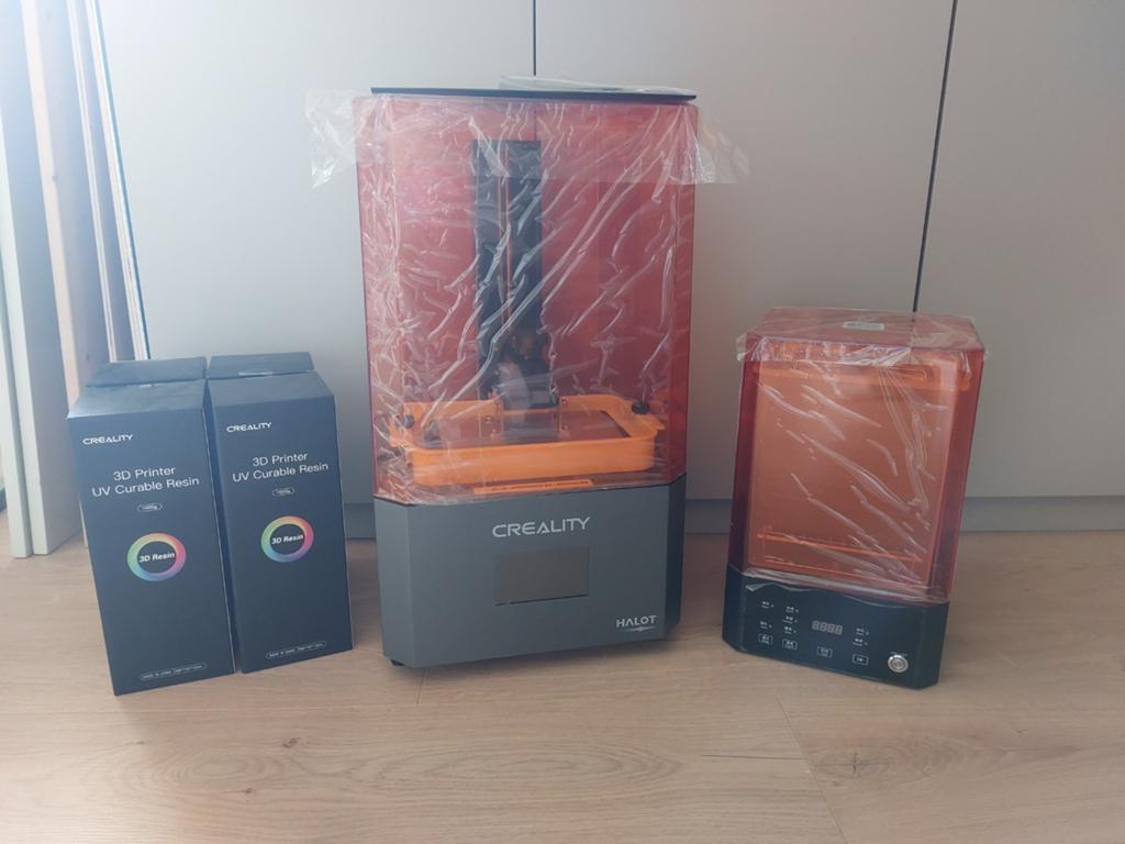 **NIEUW** Creality Halot Play + UW-01 + 4KG Resin, Computers en Software, 3D Printers, Nieuw, Ophalen