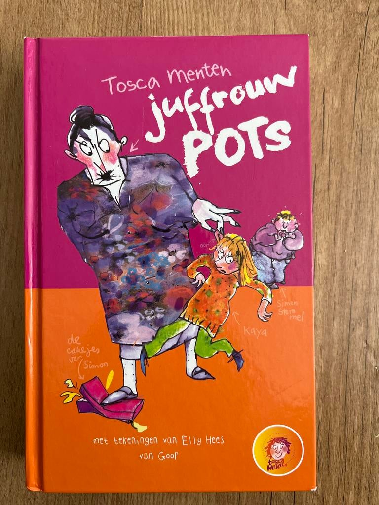Juffrouw Pots - Tosca Menten (Kinderboek), Ophalen of Verzenden, Zo goed als nieuw, Fictie algemeen