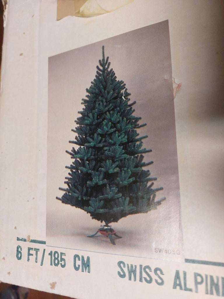 Kunstkerstboom hoog 185 cm., Diversen, Kerst, Ophalen of Verzenden