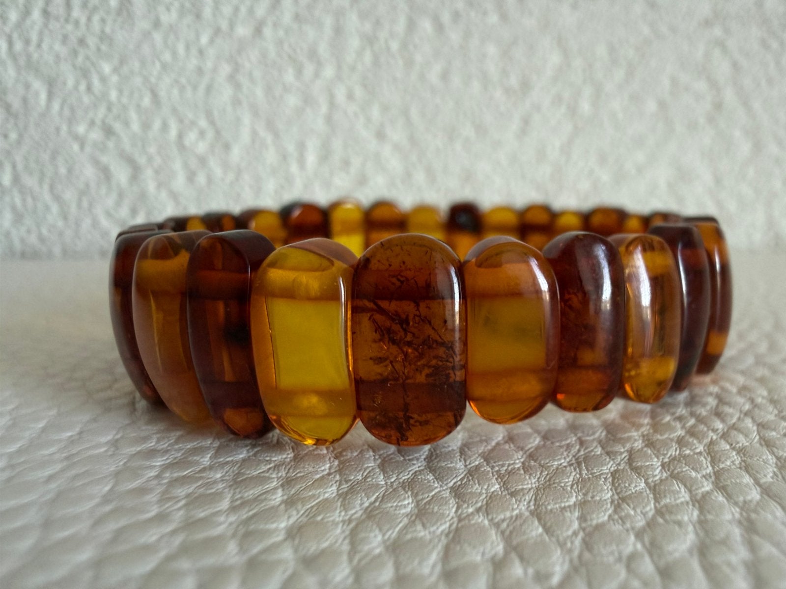 R235/ Gekleurede AMBER ( Kinder) armband elastisch, Overige materialen, Gebruikt, Overige kleuren, Verzenden