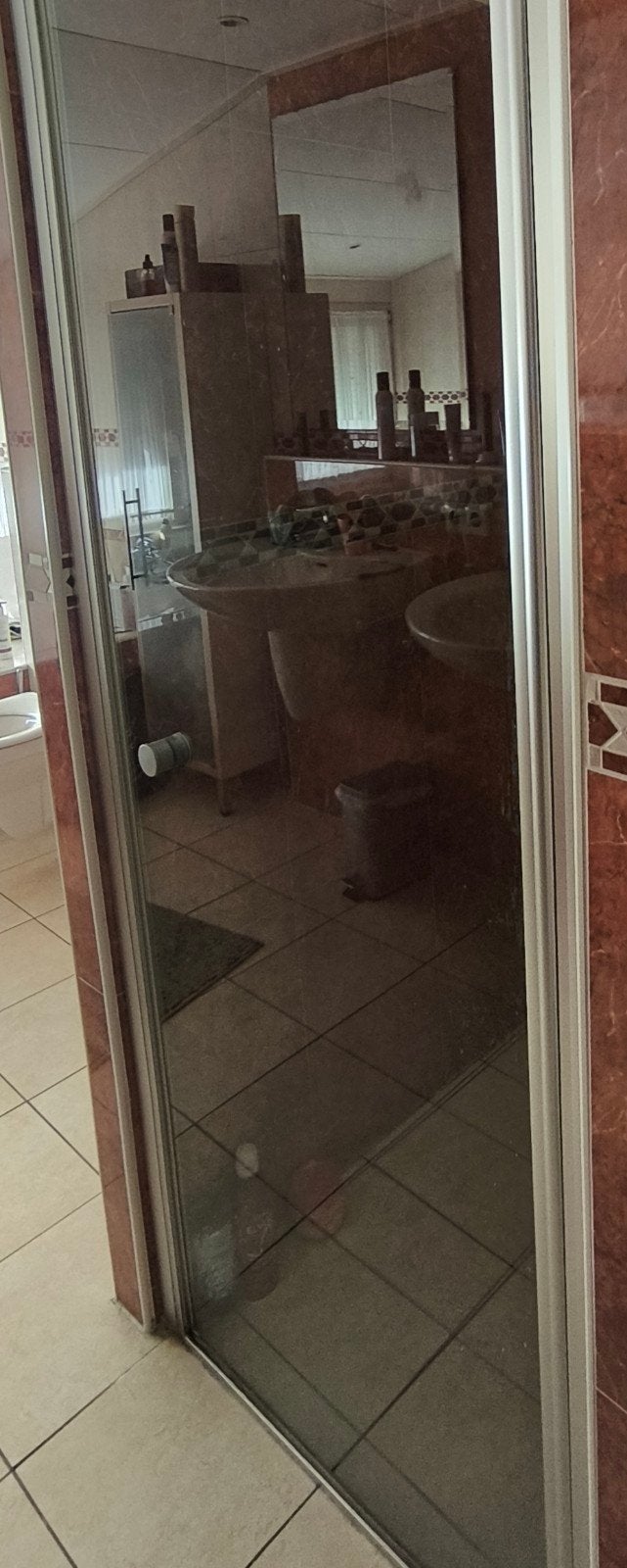 Sphinx douchedeur 185 cm bij 78 cm, Ophalen of Verzenden, Gebruikt, Glas, Douche