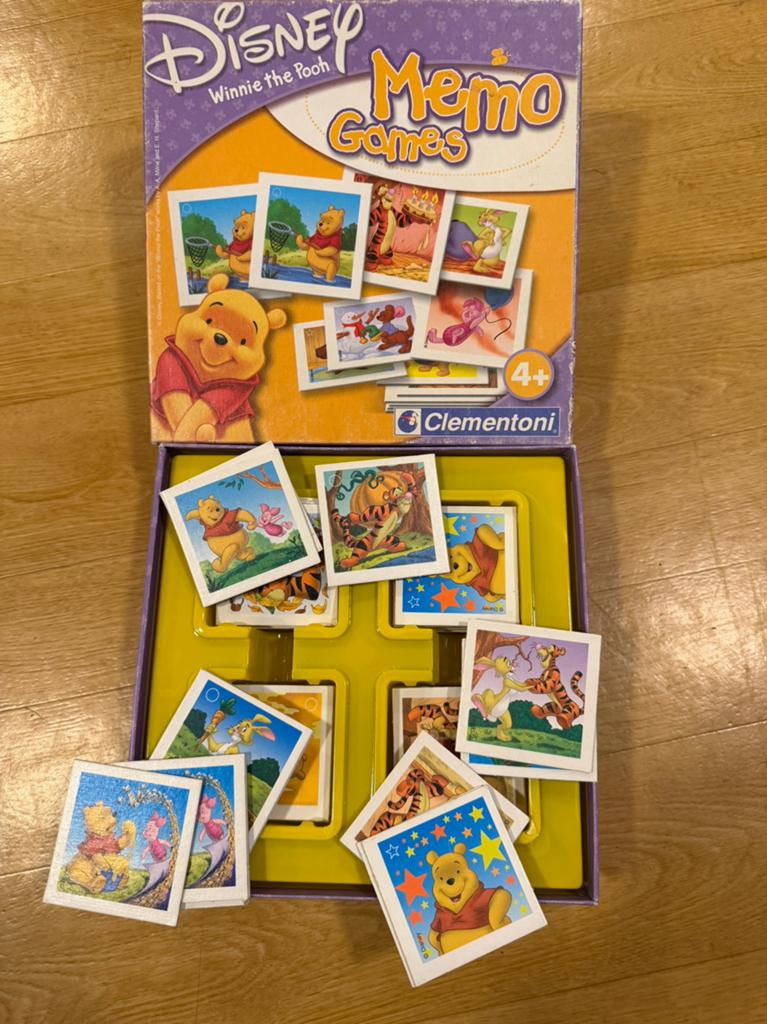 Memory Disney Winnie the Pooh, Ophalen of Verzenden, Zo goed als nieuw, Puzzelen