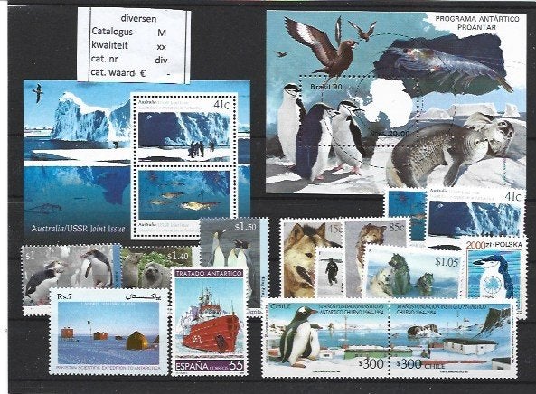 Antartica partijtje pinquins postfris, Ophalen of Verzenden