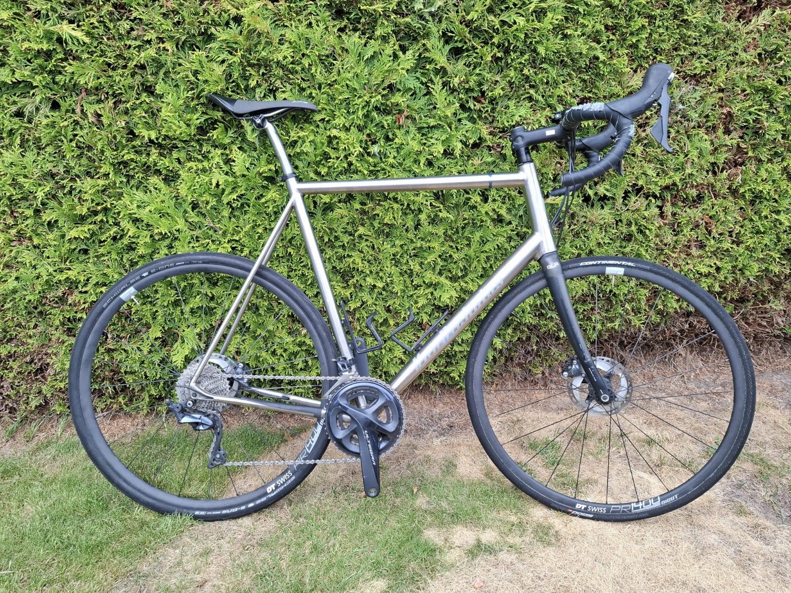 Van Nicholas Skeiron Disc Titanium framemaat 64, 28 inch, Heren, Zo goed als nieuw, 61 tot 65 cm