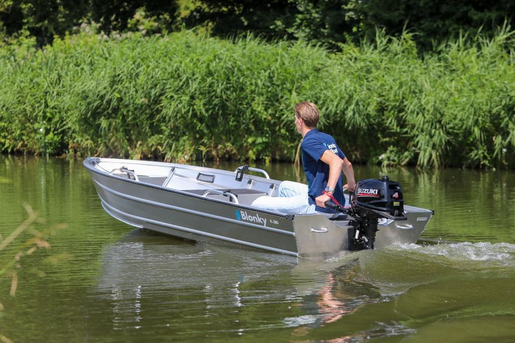NIEUW! De aluminium Blonky boot K380, volledig gelast, Ophalen, 10 tot 30 pk, Blonky Boats, Blonky Boats