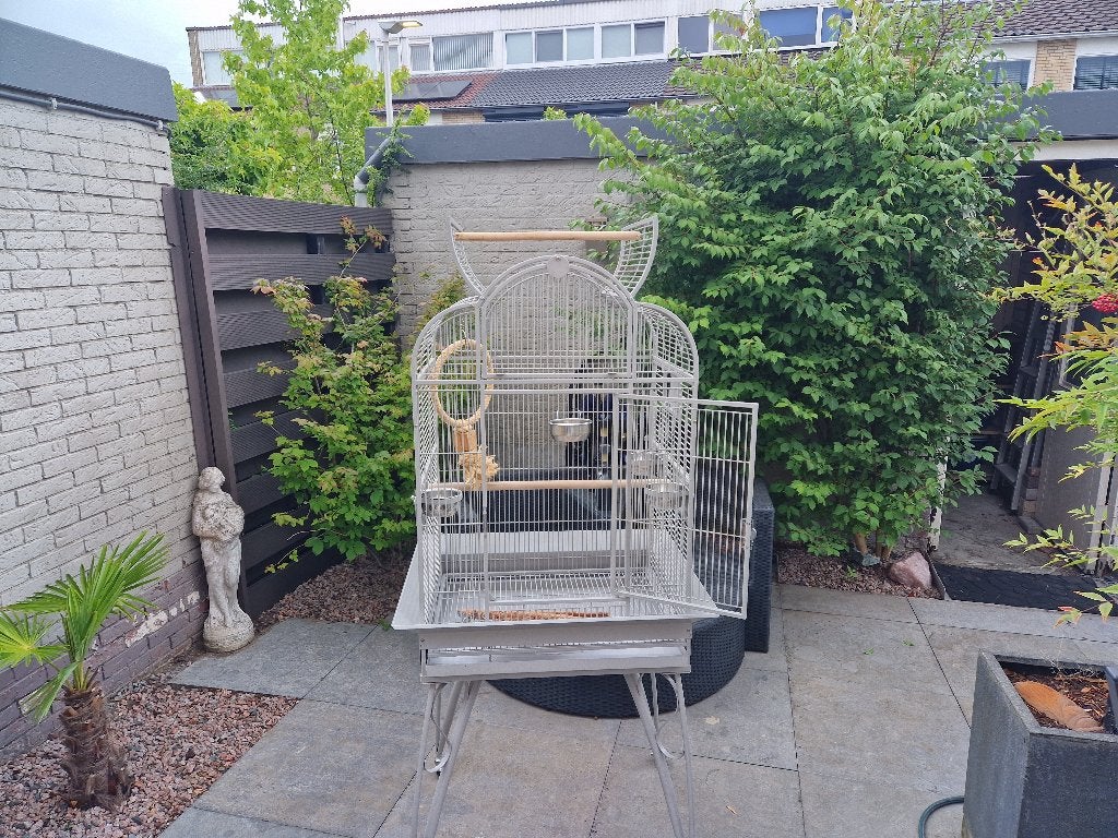 Montana vogelkooi, Dieren en Toebehoren, Vogels | Hokken en Kooien, Ophalen, Zo goed als nieuw, Metaal, Vogelkooi