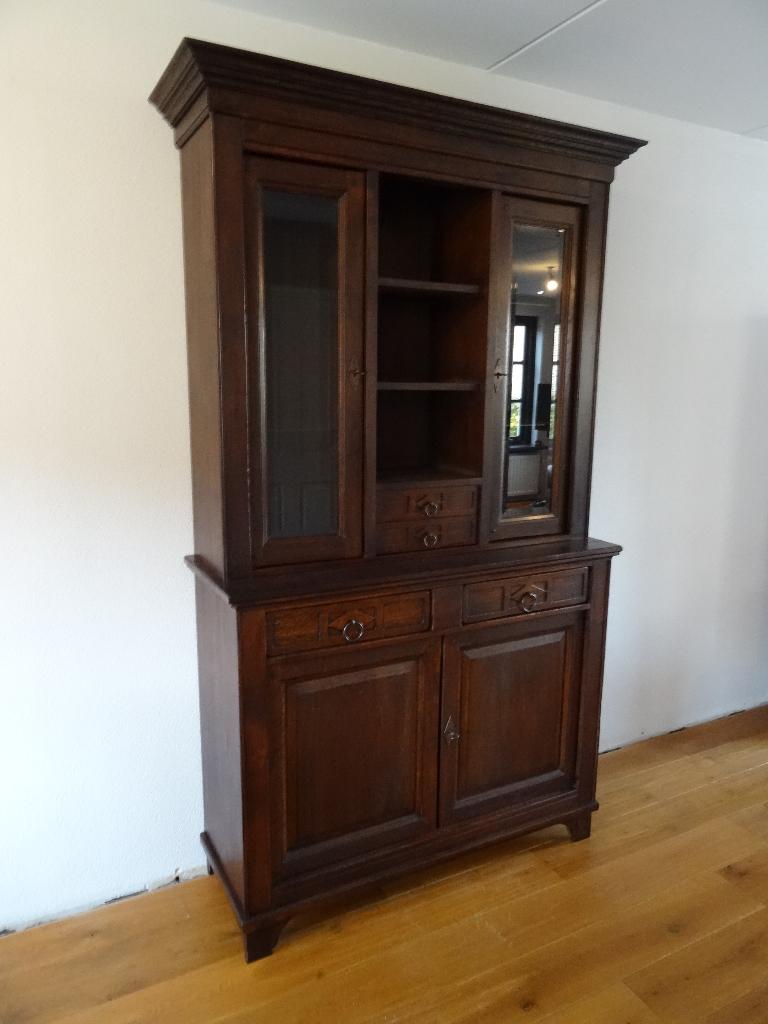 Buffetkast Koloniaal, Ophalen, Gebruikt, 100 tot 150 cm, 200 cm of meer