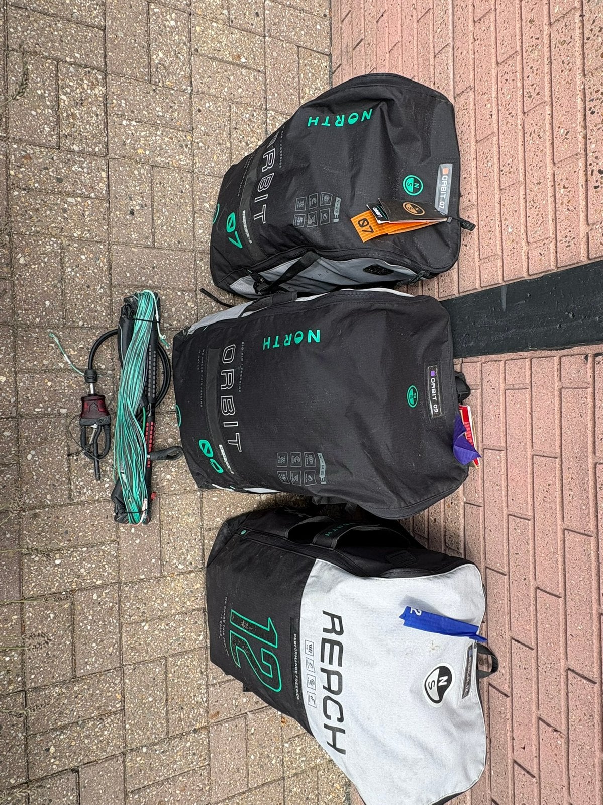 North Orbit 7m ,9m Reach 12m 2026, Kitesurf-set, 9 m², Geen board, Ophalen of Verzenden