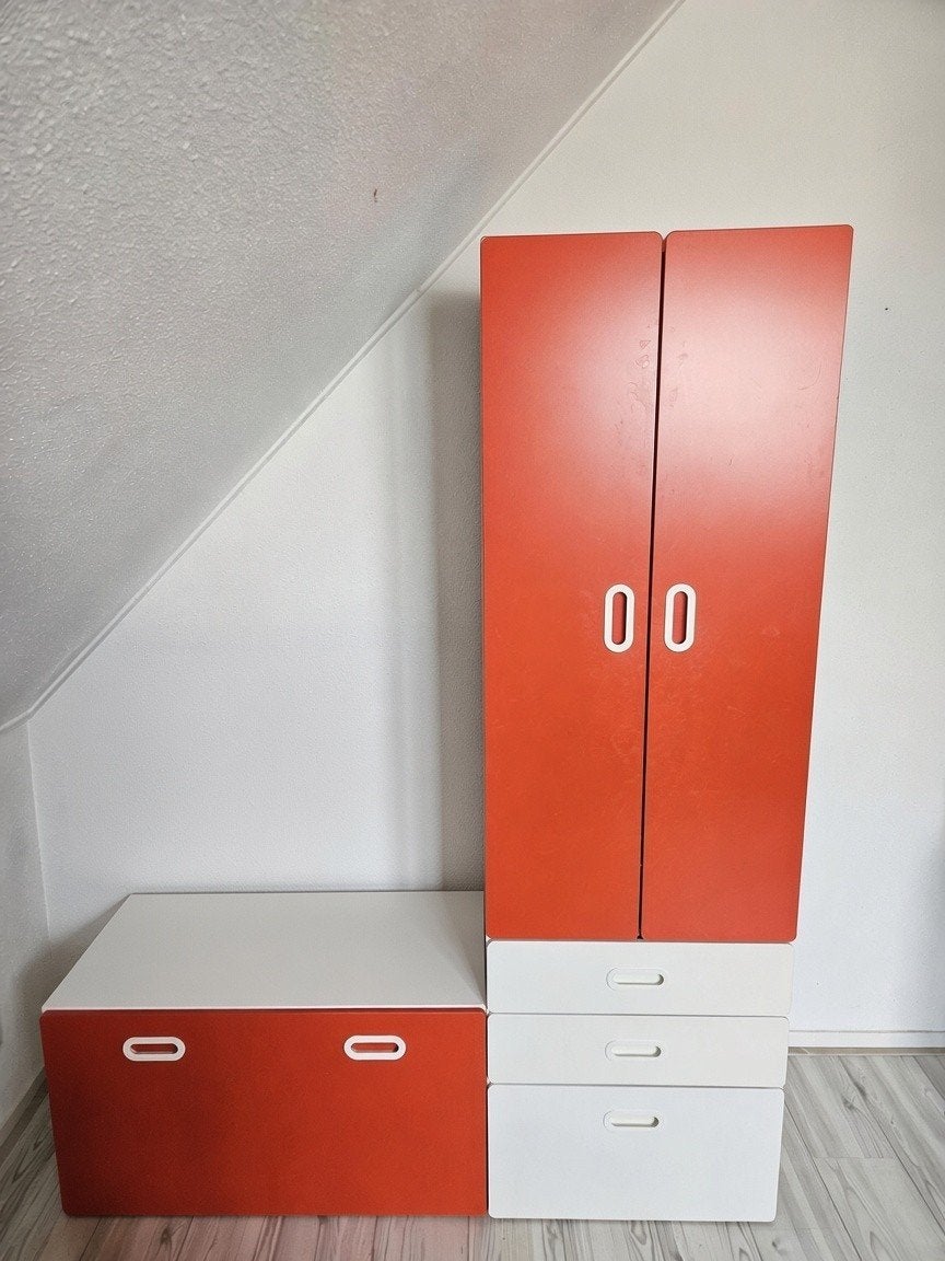 IKEA Kledingkast STUVA / FRITIDS met opbergmeubel, Ophalen, Gebruikt, Modern, Speels, Met deur(en)