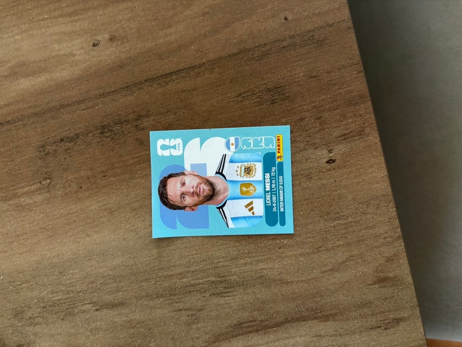 Lionel Messi Panini FIFA World Cup 2022 Plaatje, Ophalen of Verzenden, Zo goed als nieuw, Plaatje