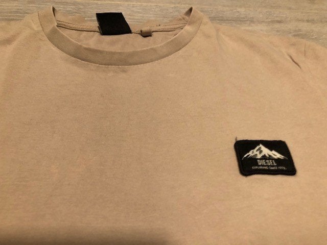 Diesel t-shirt maat XS, Diesel, Beige, Ophalen of Verzenden, Zo goed als nieuw