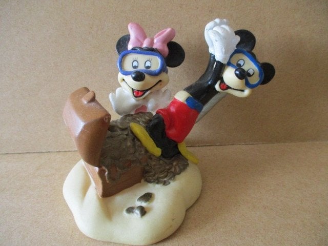 adv10211 mickey en minnie, Ophalen, Mickey Mouse, Gebruikt, Overige typen