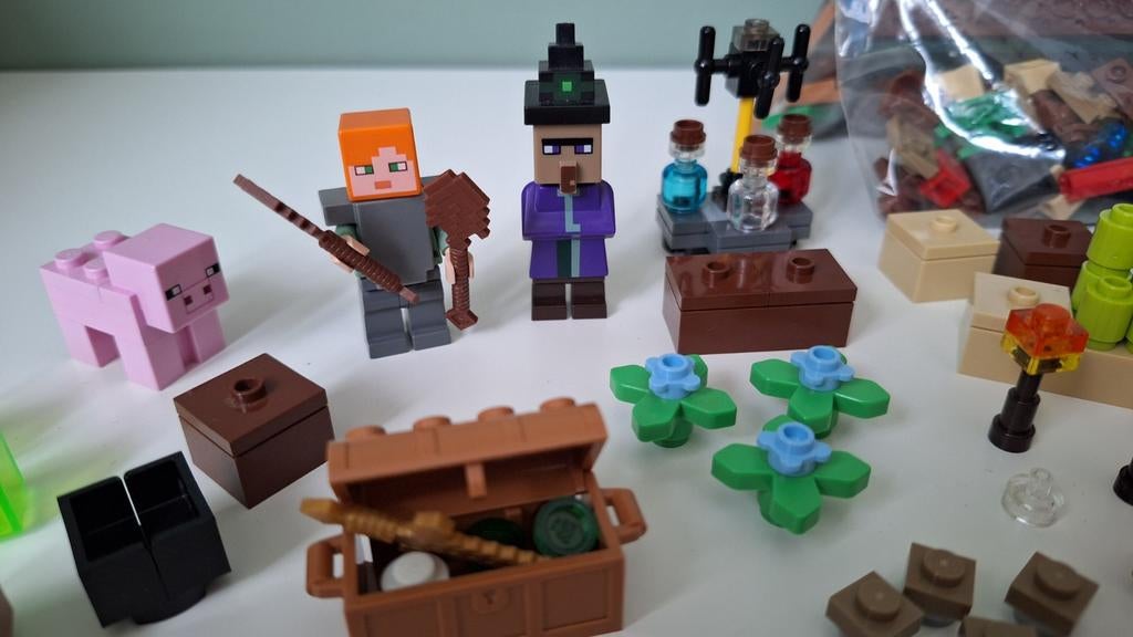 Lego Minecraft 21133 Het Heksenhuis, Gebruikt, Minecraft, Lego, Ophalen of Verzenden