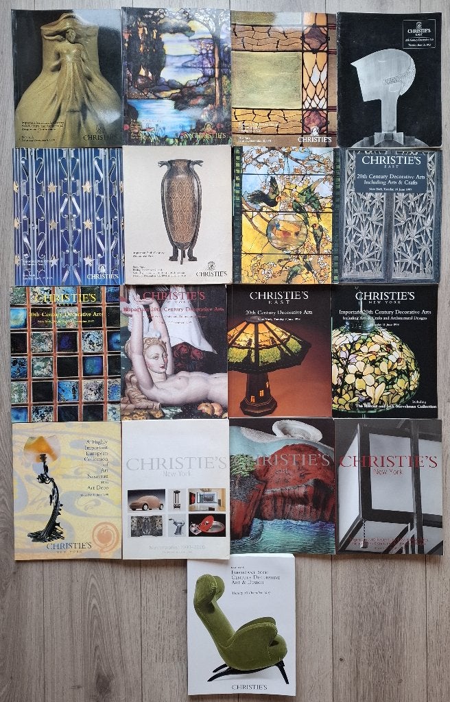 Christie’s New York 17 veilingcatalogussen 1990-2007., Ophalen of Verzenden, Gelezen