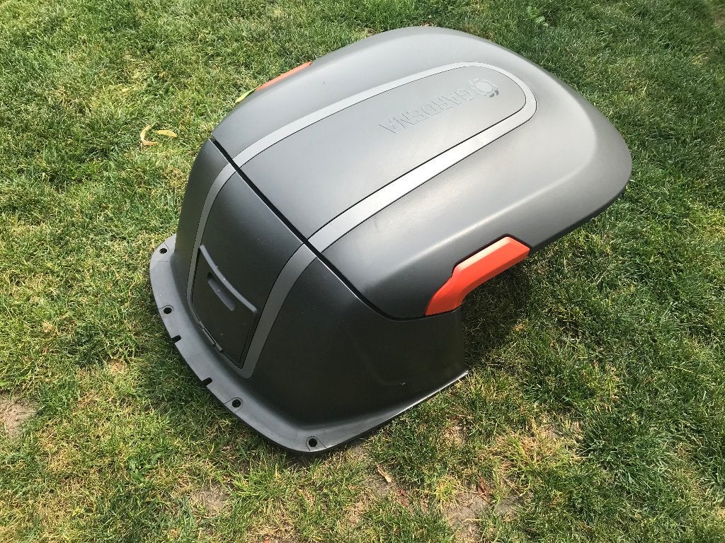 Robot grasmaaier (garage, Tuin en Terras, Robotmaaiers, Ophalen, Gebruikt, Gardena
