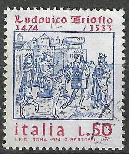 Italie 1974 - Yvert 1194 - Ludovico Ariosto a Reggio (ST), Verzenden, Gestempeld