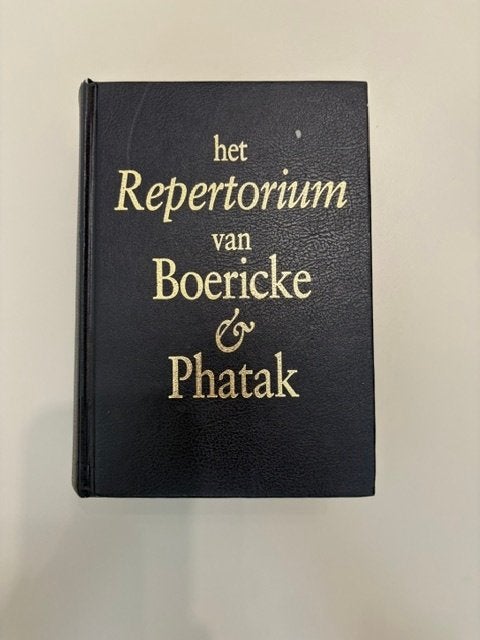 Homeopathie - Het repertorium van Boericke & Phatak, Onbekend, Zo goed als nieuw, Beta, HBO