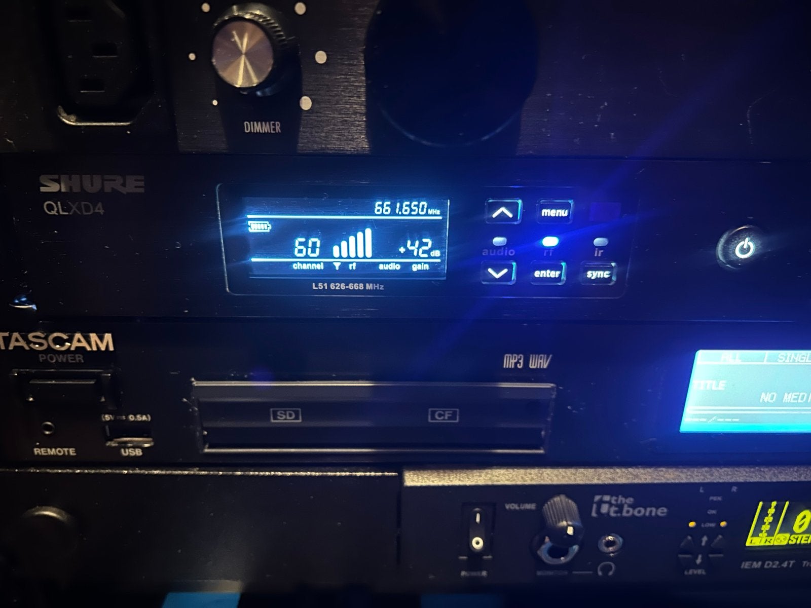 Shure QLXD4 kloon met originele grill - Klinkt top!, Muziek en Instrumenten, Ophalen of Verzenden, Gebruikt, Zangmicrofoon, Draadloos