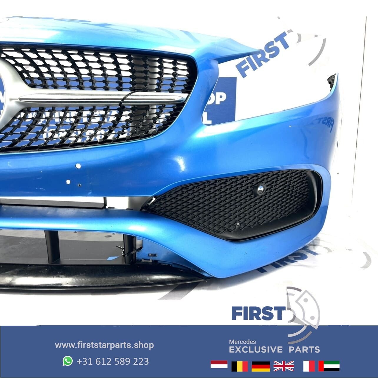 W176 AMG BUMPER FACELIFT A KLASSE VOORBUMPER Mercedes AKlass, Gebruikt, -, Voor, Ophalen of Verzenden