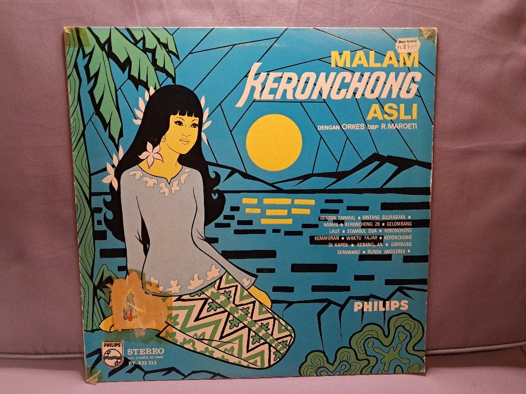 lp. Malam Kerontjong Asli. ex+, LP, Gebruikt, Overige genres, Originele persing