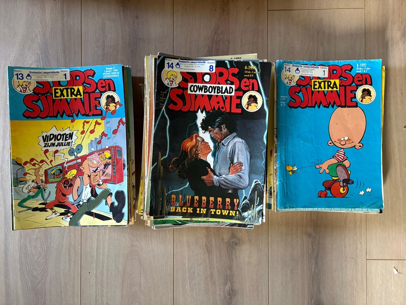 Ruim 115 Sjors & Sjimmie strips, Boeken, Strips | Comics, Zo goed als nieuw, Meerdere comics, Europa, Ophalen
