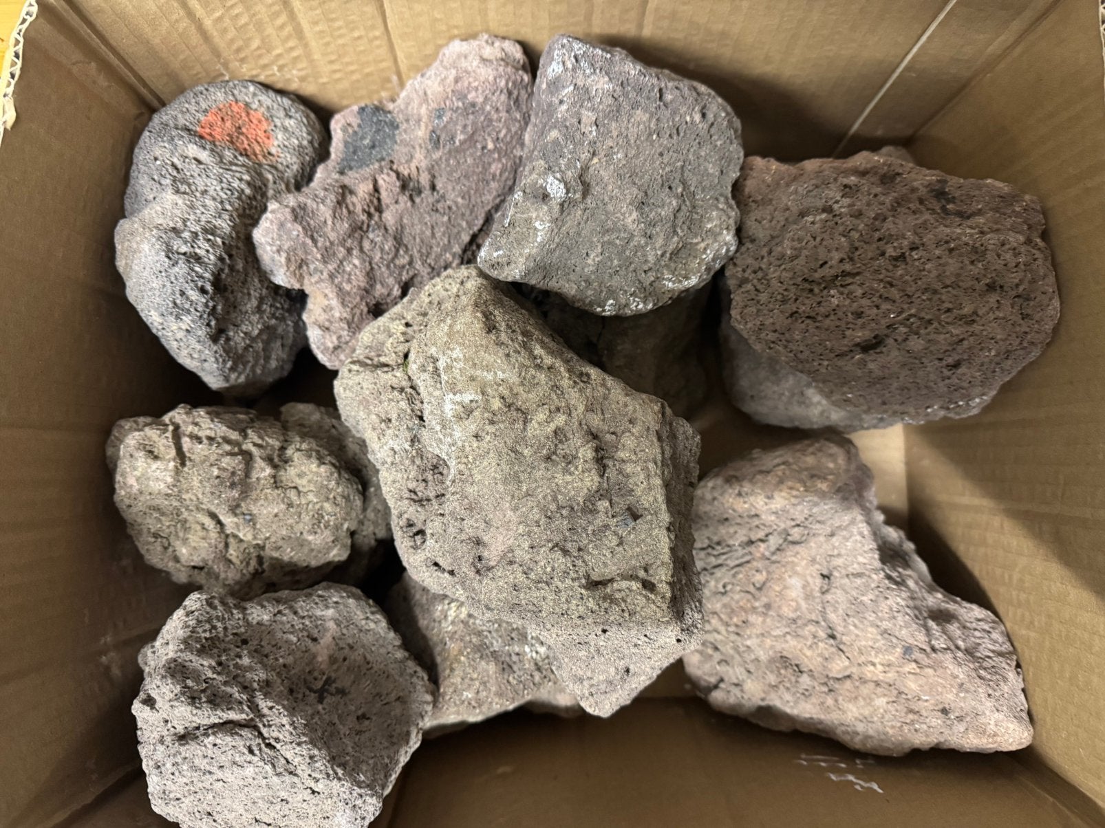 Lava Rotsen voor Tuin of Aquarium, Ophalen, Gebruikt, Kei, Lava