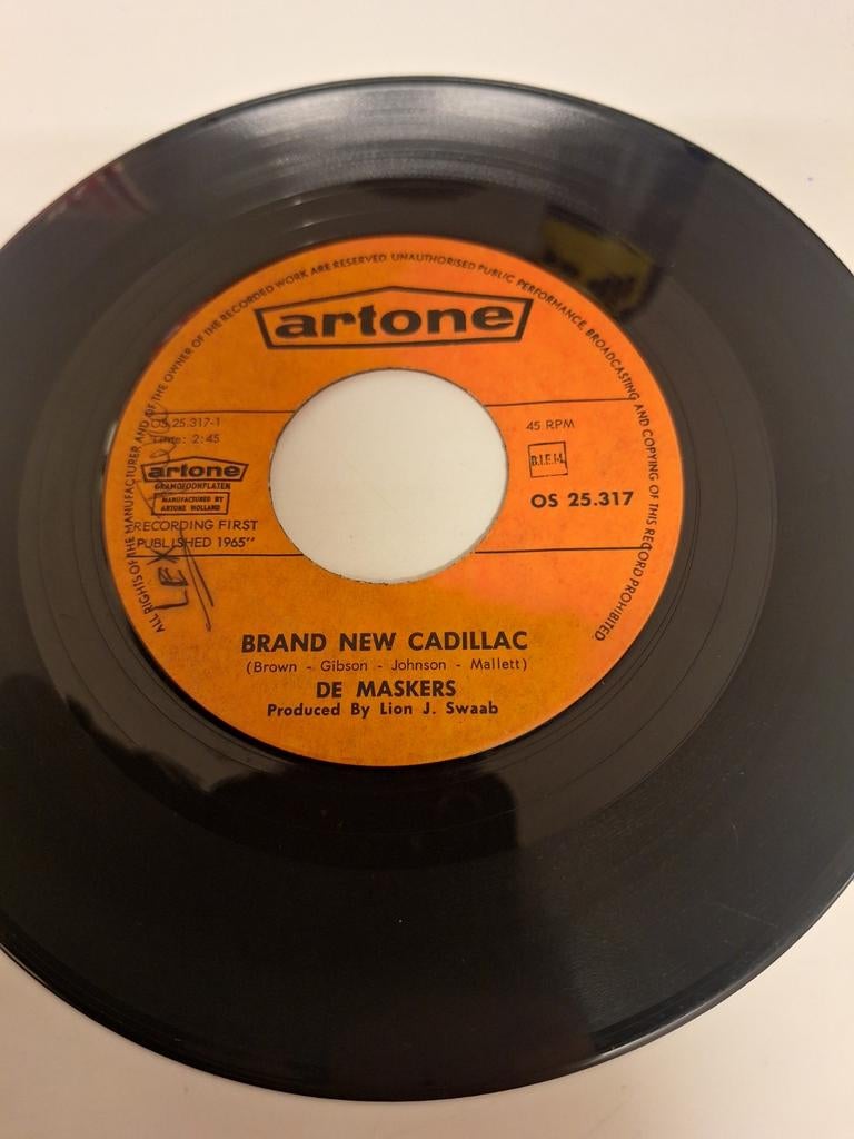 De Maskers - Brand new Cadillac, 1965., Verzenden, Overige formaten, Poprock