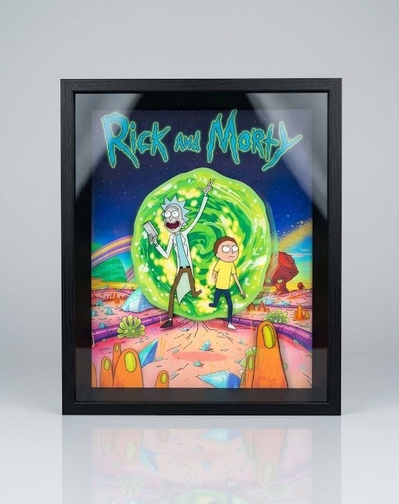 Partij 3D-wanddecoratie met Rick and Morty afbeelding, NHP International, Nieuw, Ophalen of Verzenden, Info@nhp-international.com