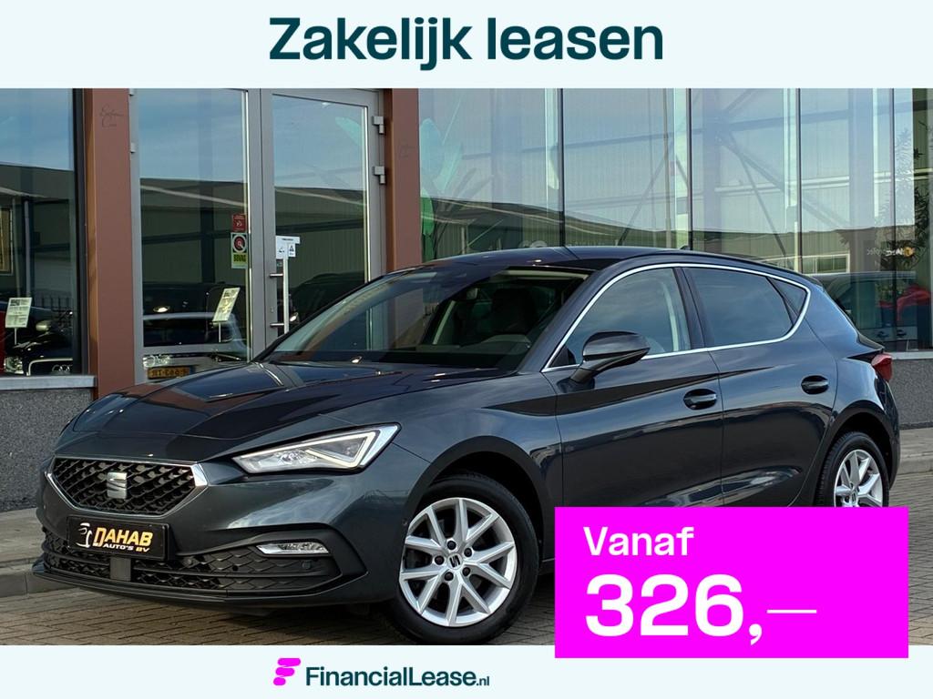 SEAT Leon 1.5 TSI | ACC | Navi | Stoel/Stuurverwarming | App, Stof, 4 cilinders, Leon, Handgeschakeld