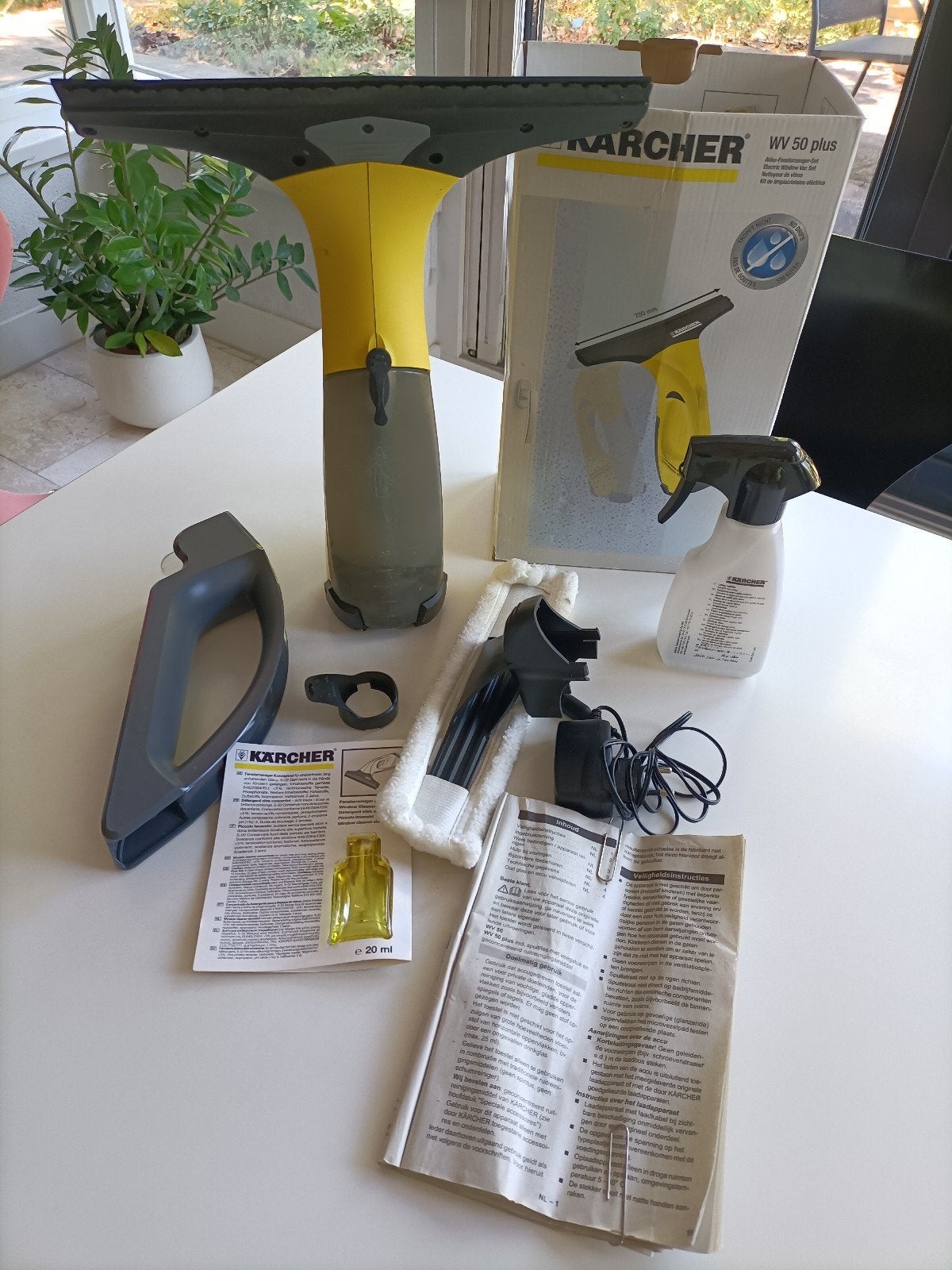 Kärcher WV 50 plus, Ophalen
