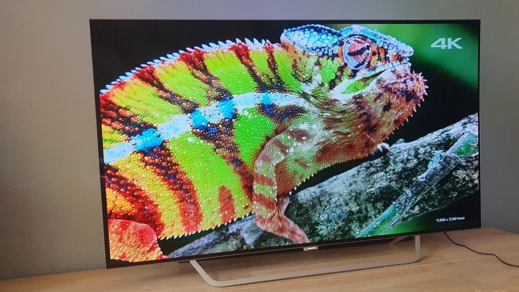 Philips 55POS9002/12 – 55inch 4K OLED Smart TV –100Hz, Audio, Tv en Foto, Televisies, Ophalen, Philips, Gebruikt, OLED