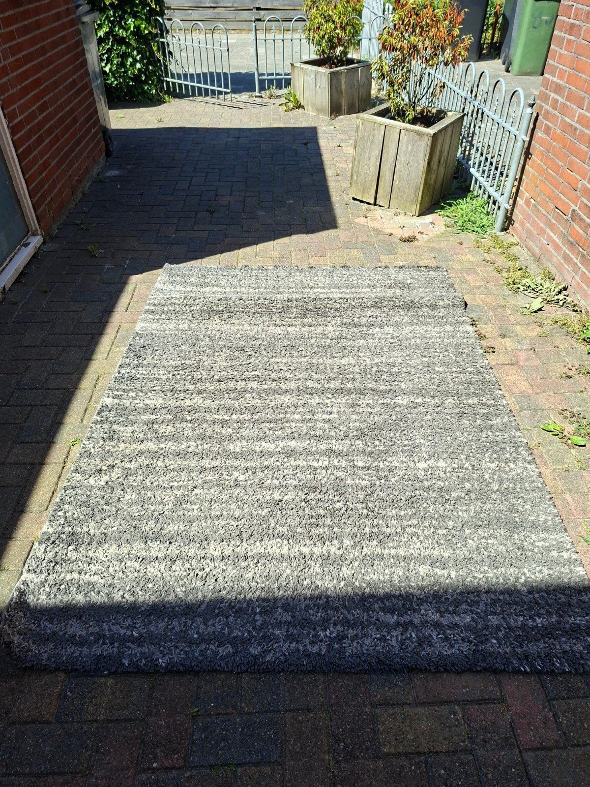 vloerkleed 2x, Ophalen, Grijs, Rechthoekig, 200 cm of meer