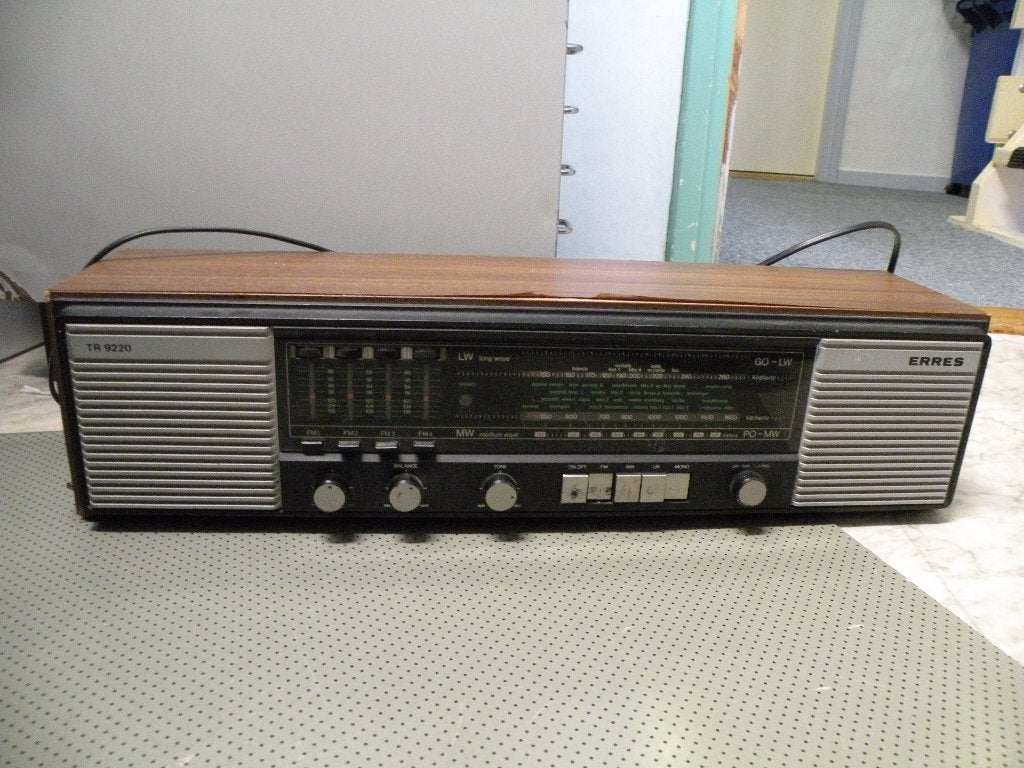 Erres tafelradio TR 9220 Vintage, Ophalen of Verzenden, Gebruikt, Radio
