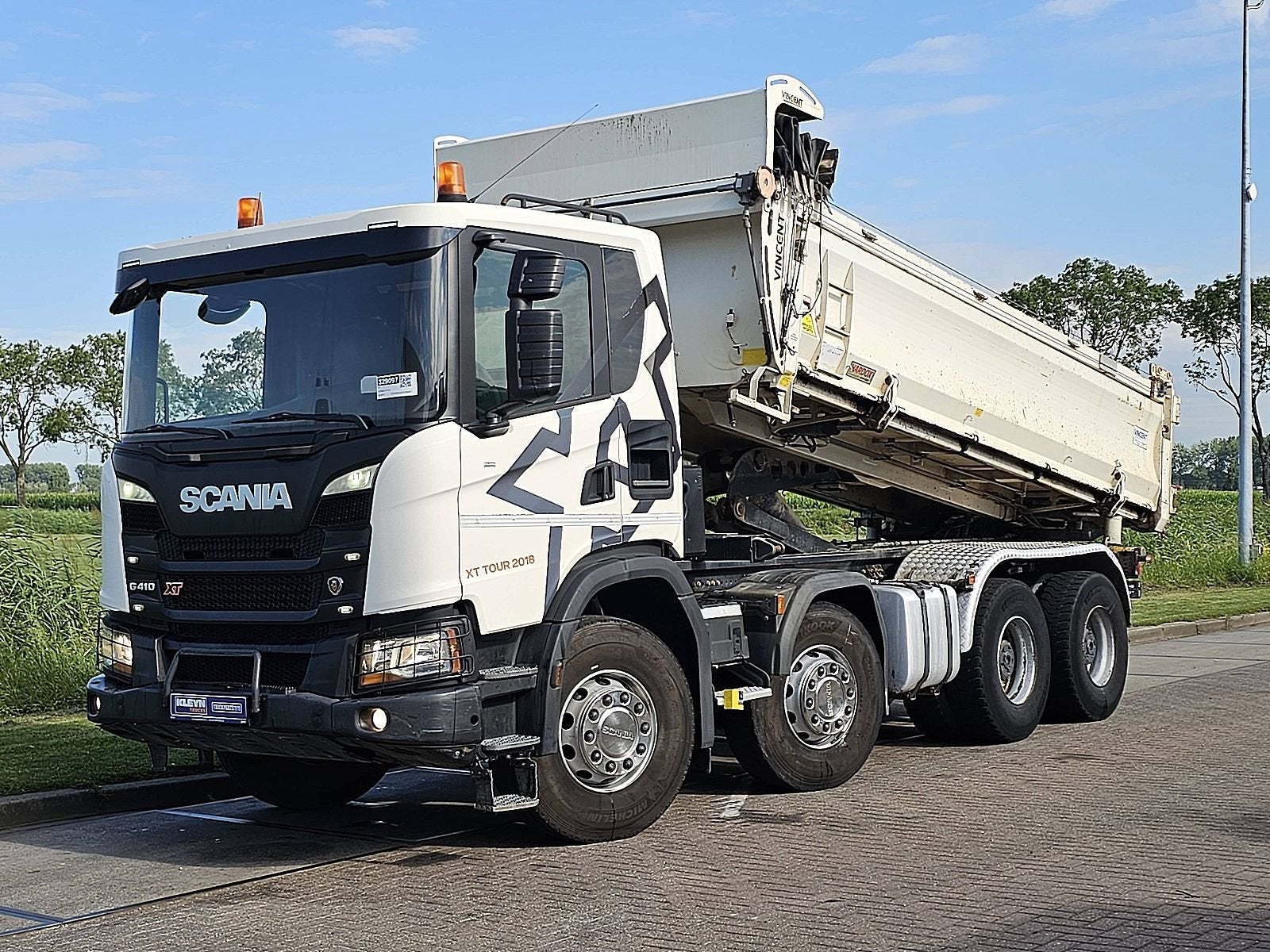 SCANIA G410 steel steel, Automaat, Euro 6, Scania, Wit