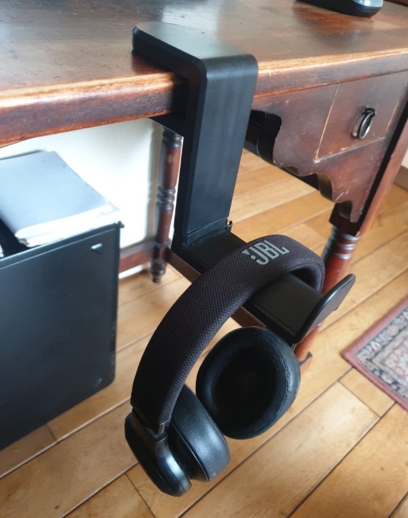 NIEUWE KOPTELEFOONHOUDER voor onder Bureau (universeel), Ophalen of Verzenden, Nieuw