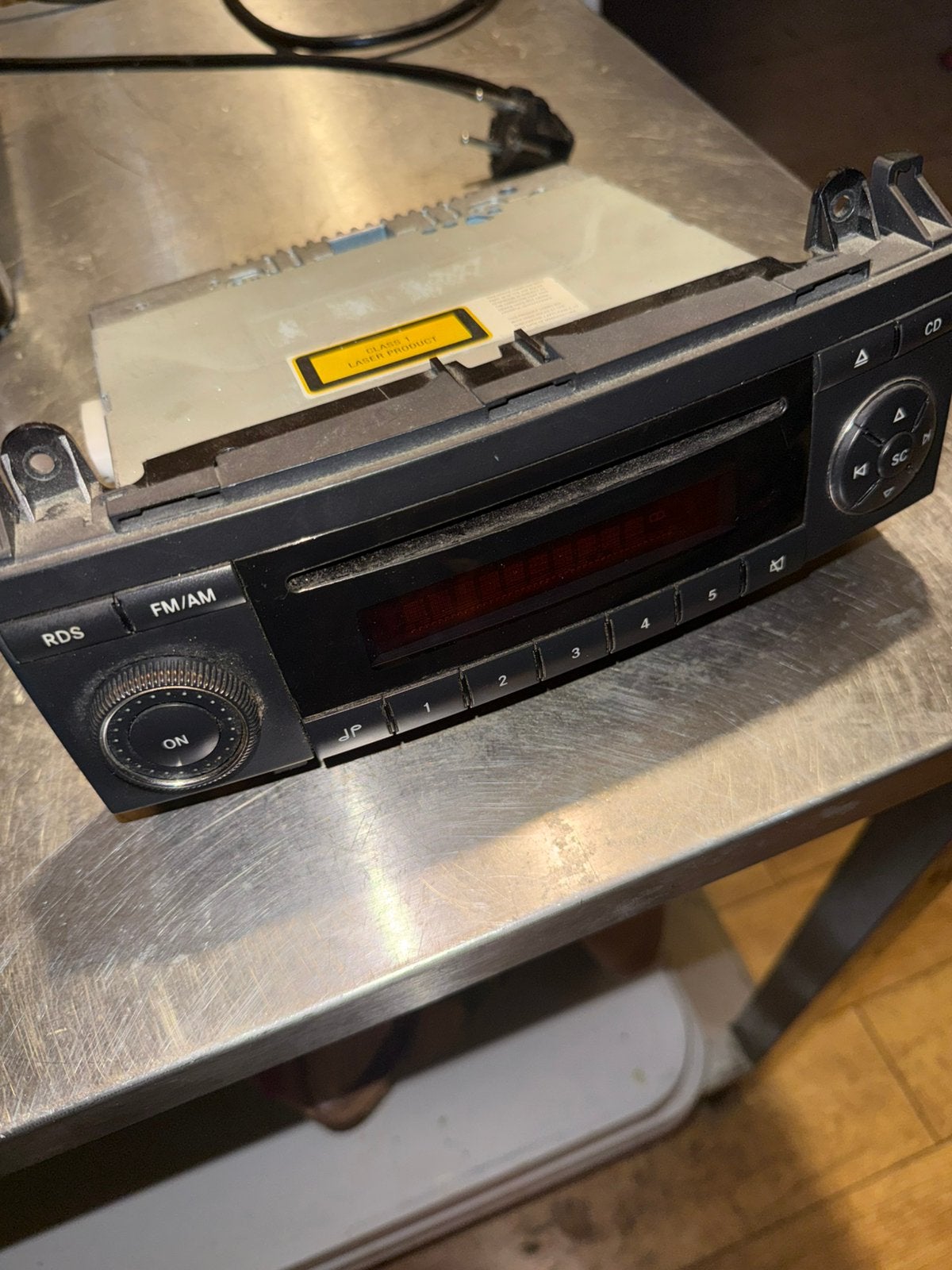Mercedes-Benz Audio 5 CD-speler (Becker 6086), Ophalen, Zo goed als nieuw