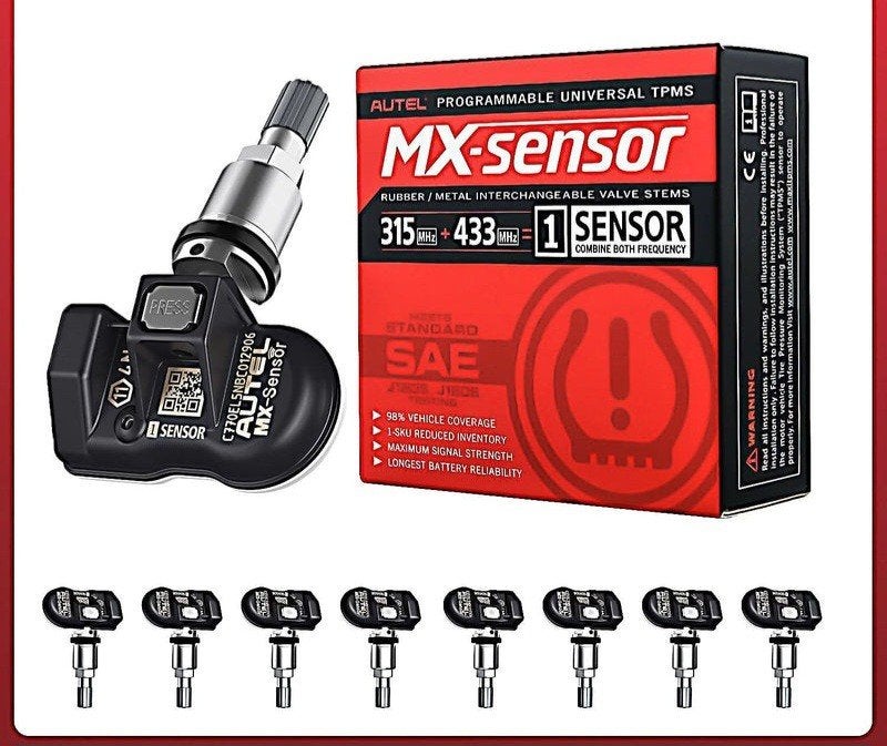 Autel TPMS bandensenoren Banden ventielen tpms universeel, Ophalen of Verzenden, Nieuw