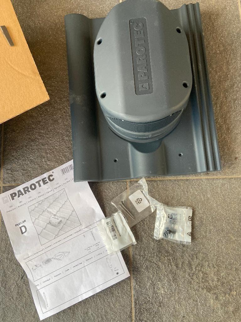 Ventilatie ontluchtingspan Nieuw voor Braas dakpan, Ophalen, Kunststof, Zwart, Overige typen