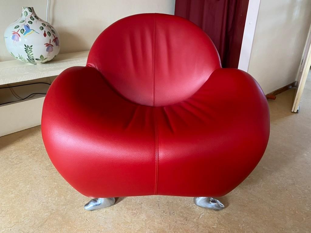 Fauteuil Leolux Papageno, Huis en Inrichting, Ophalen of Verzenden, Gebruikt, 75 tot 100 cm, 50 tot 75 cm