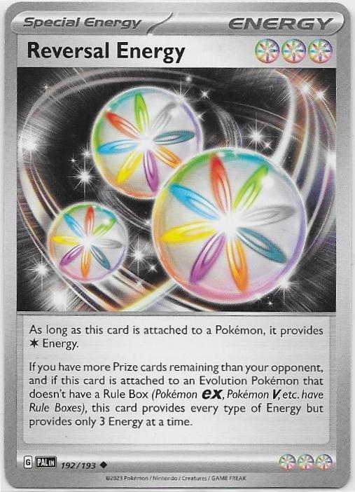 Paldea Evolved,  Reversal Energy [uncommon] 192/193, Verzenden, Nieuw, Losse kaart