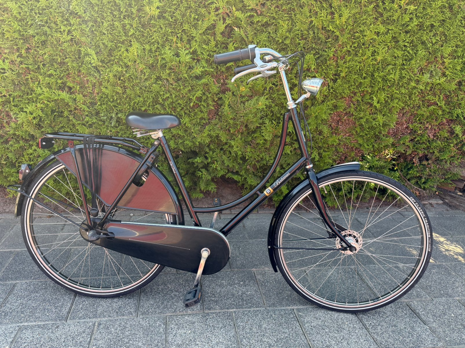 Nieuwstaat batavus old dutch damesfiets 28” 56 cm 3 v, Ophalen, Versnellingen, 56 cm of meer, Zo goed als nieuw