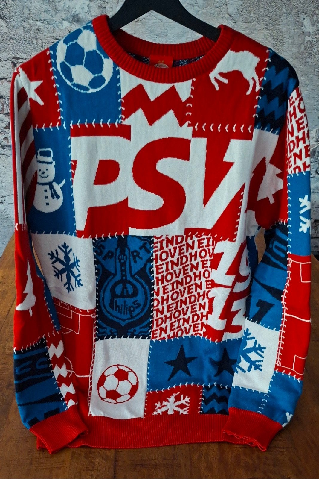 Foute kersttrui Psv Eindhoven, Ophalen of Verzenden, Zo goed als nieuw, Maat 48/50 (M), Meerkleurig