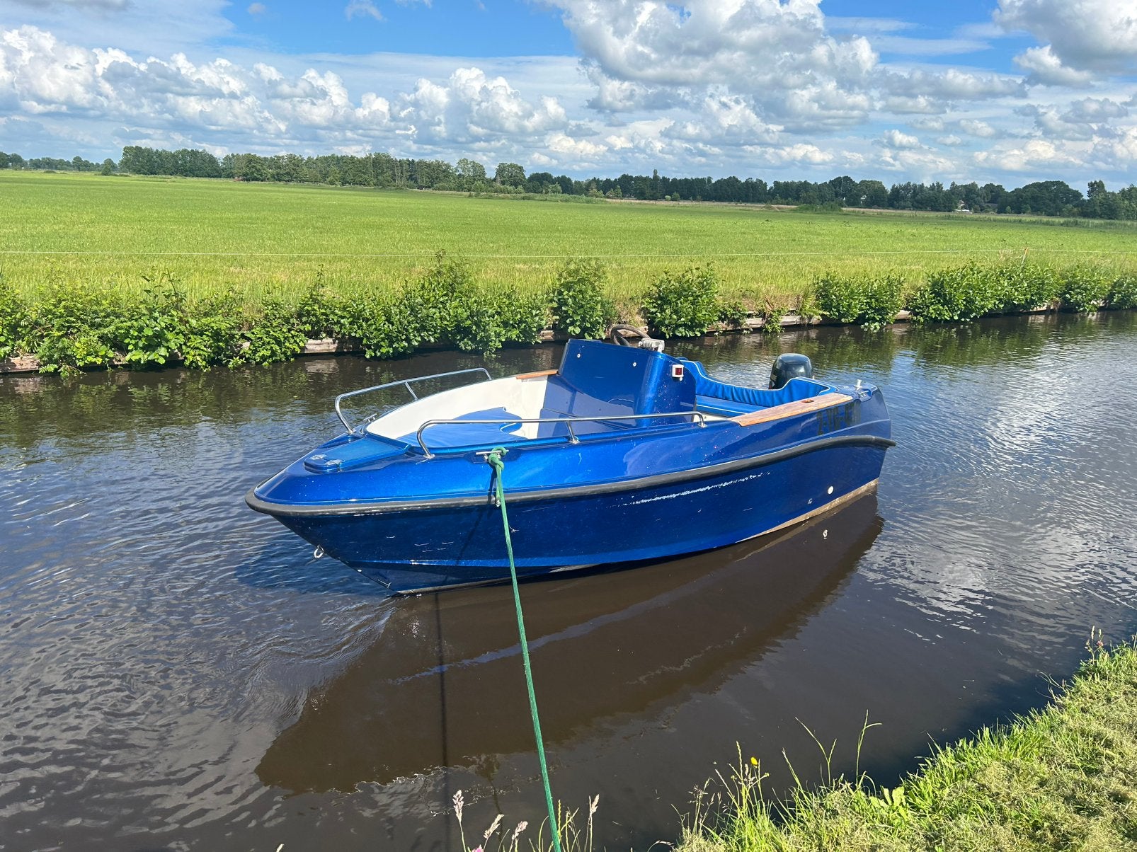 Elan consoleboot met 50pk 4 takt, Watersport en Boten, Ophalen, Overige merken, Gebruikt, Viertaktmotor