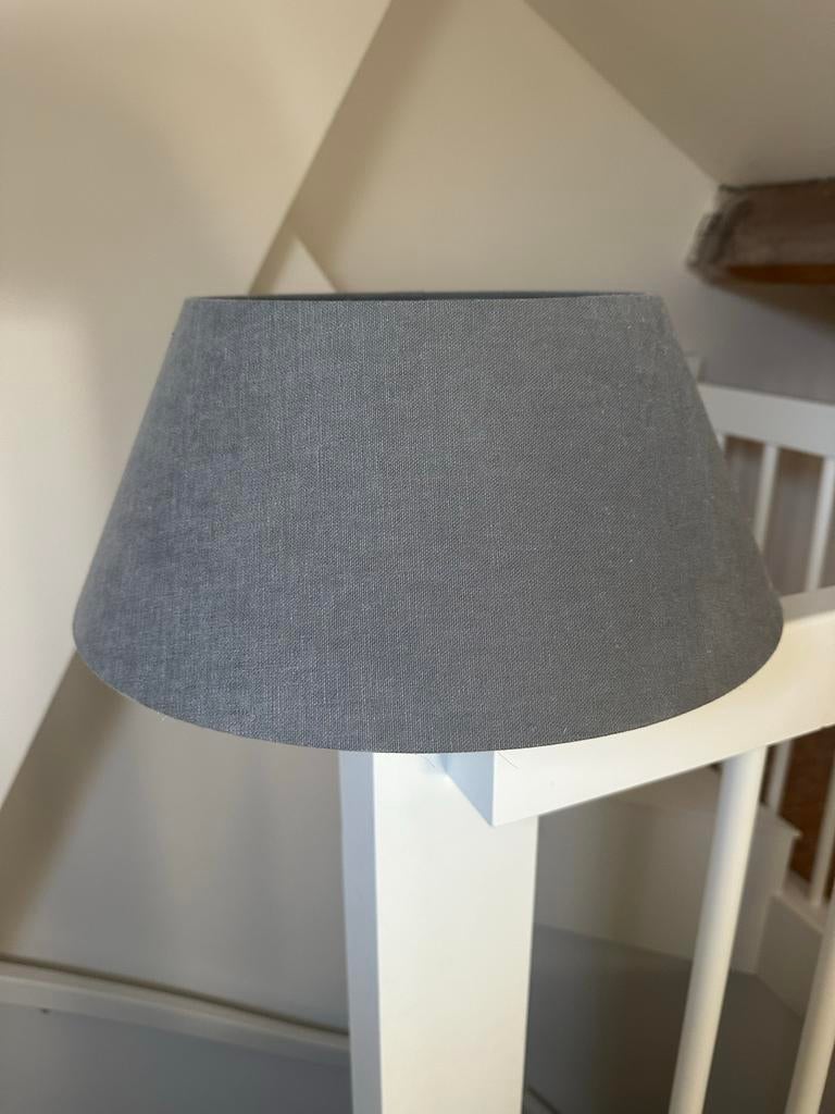 Lampenkap grijs aura peeperkorn, Gebruikt, 25 tot 50 cm, Rond, Ophalen of Verzenden